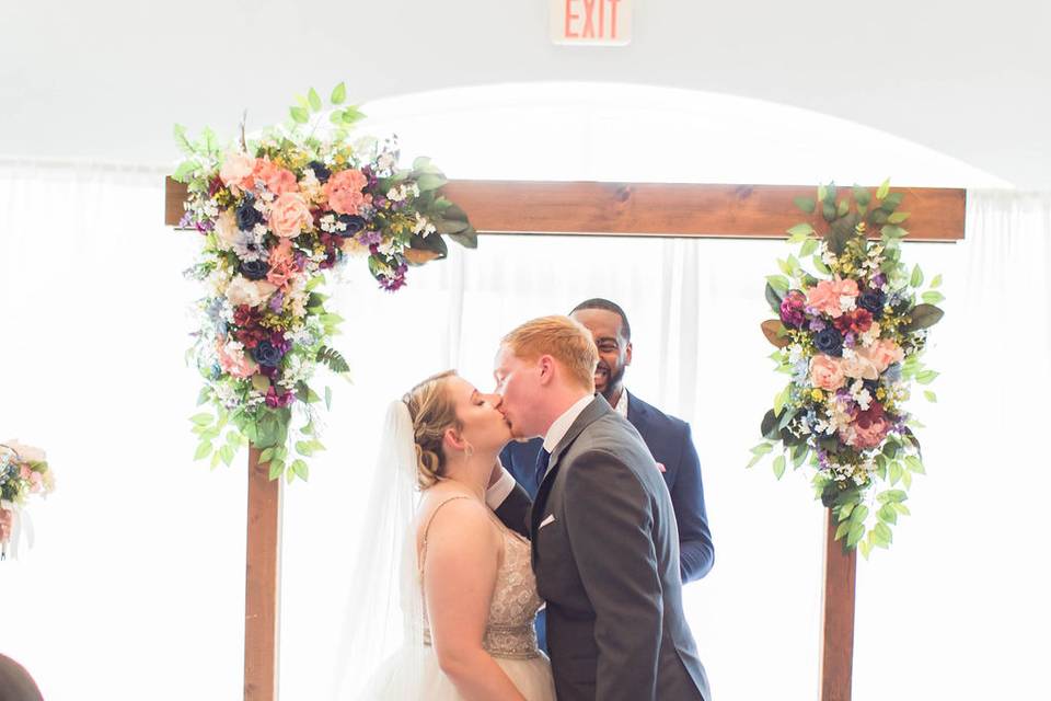 First Kiss as a married couple