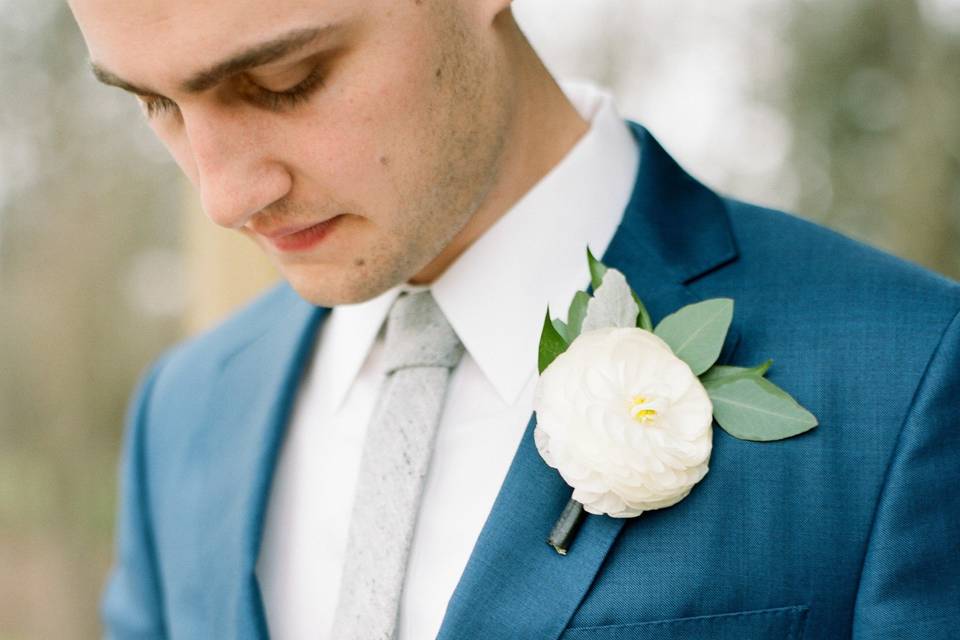 Broom Boutonniere