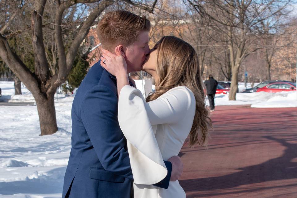 Classic NY elopement.