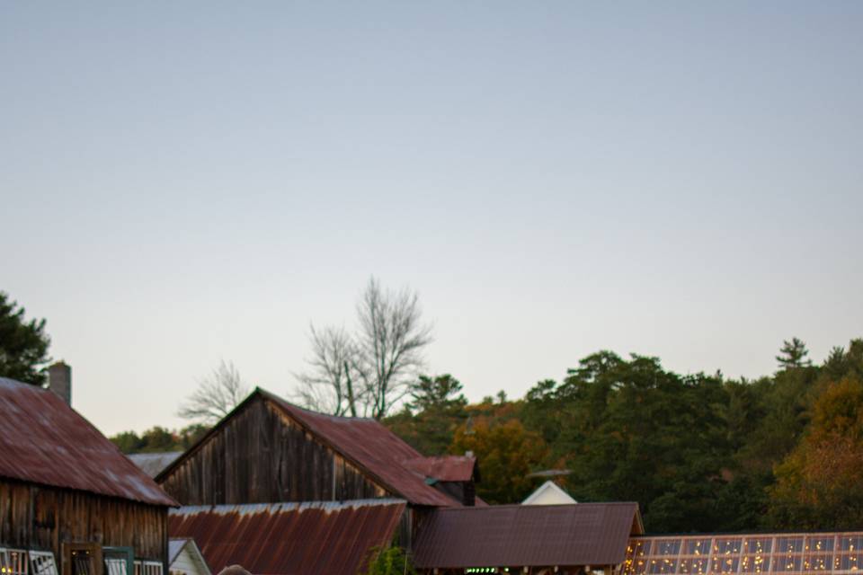 Burlap and Beams Wedding