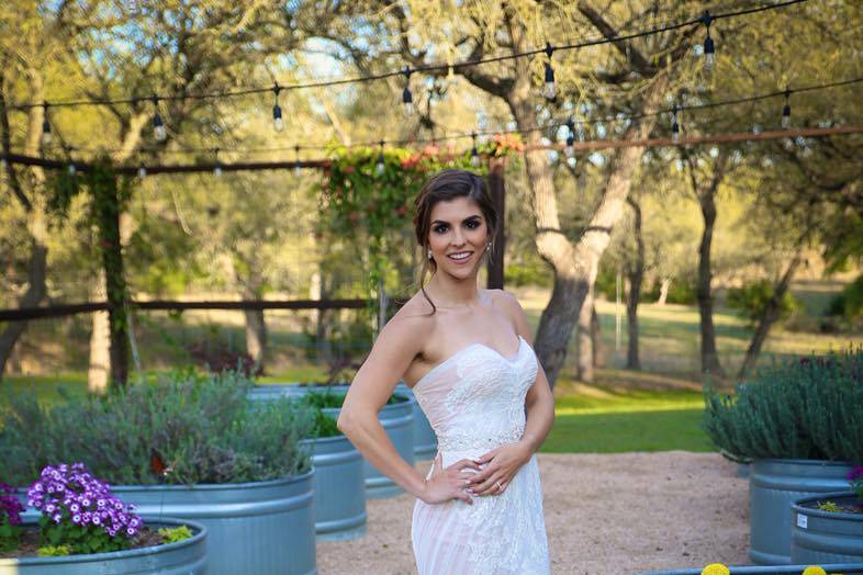 Beautiful Bride In Garden