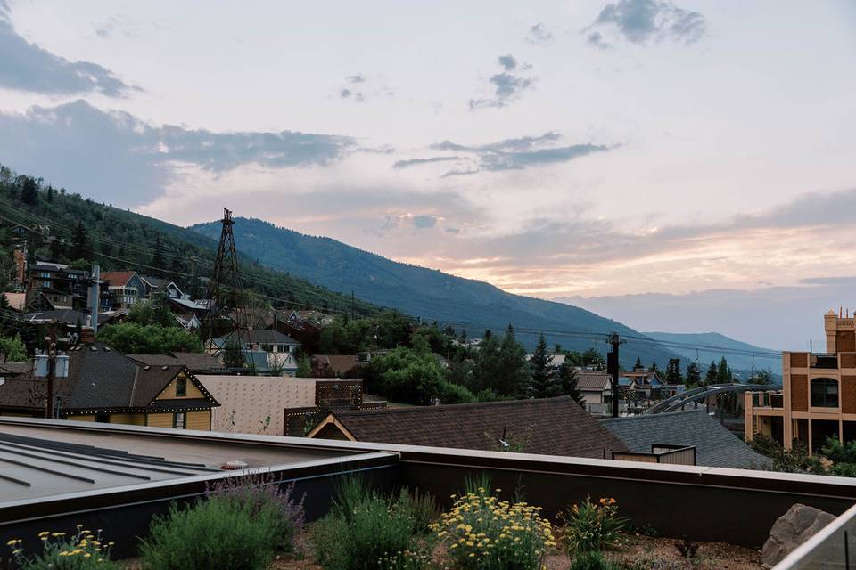 Views from the terrace