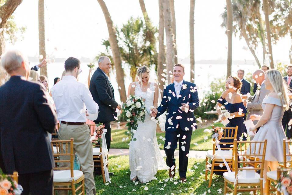 Walking down the aisle