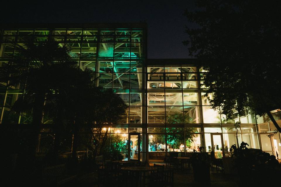 Botanical Gardens at night