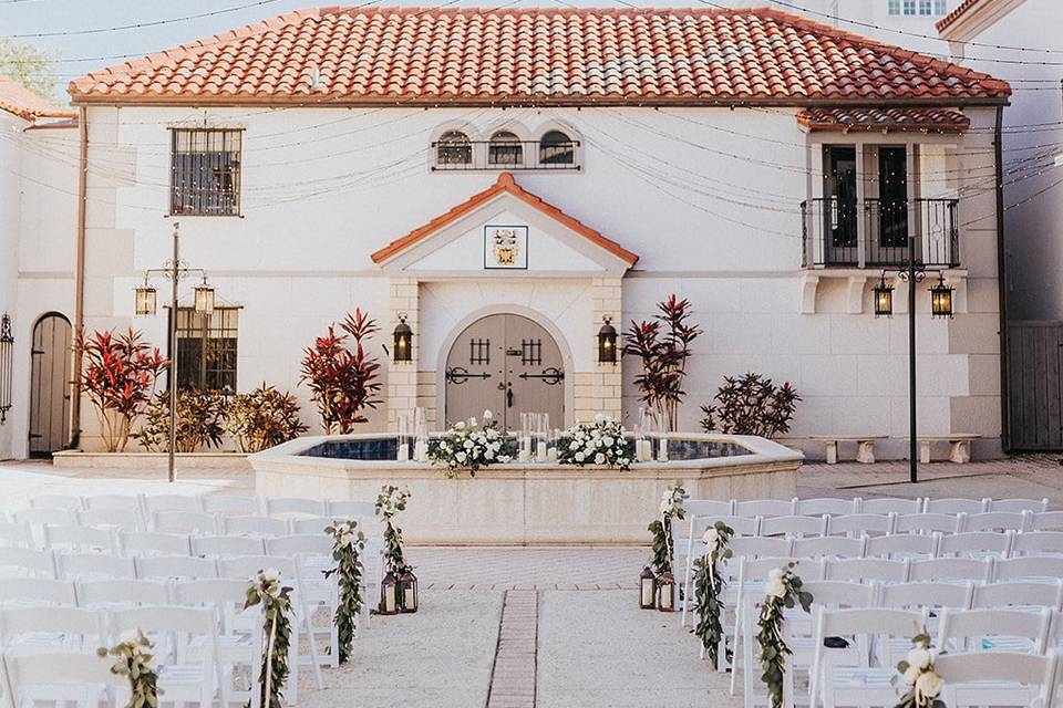 Courtyard ceremony