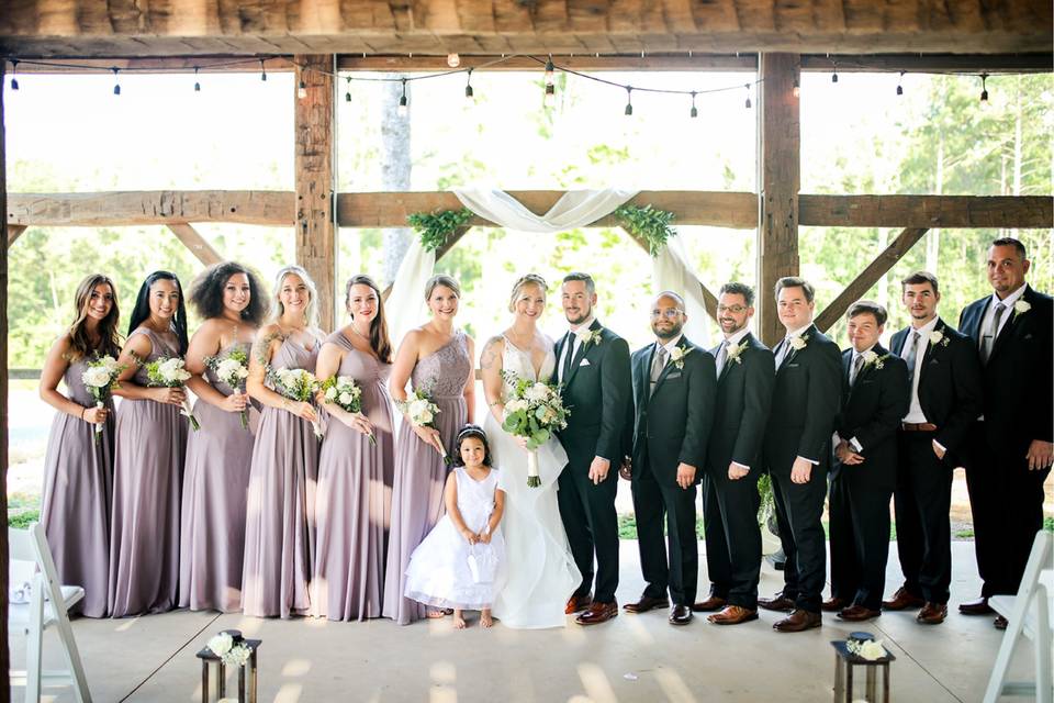 The wedding party