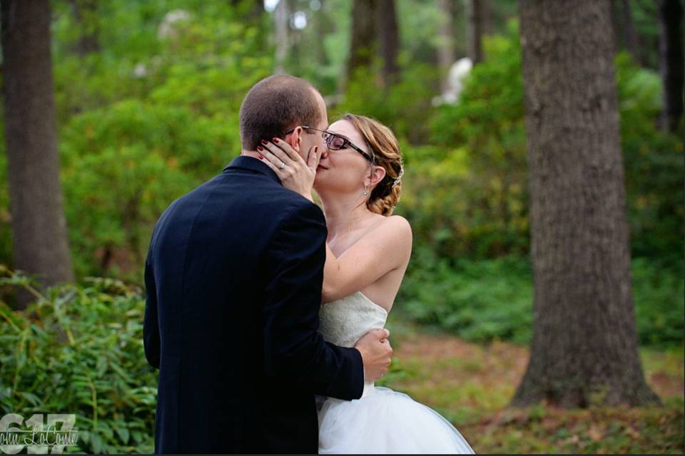 Couple in a forest