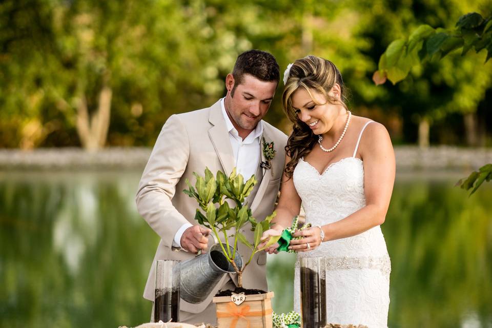 Garden Wedding Ceremony