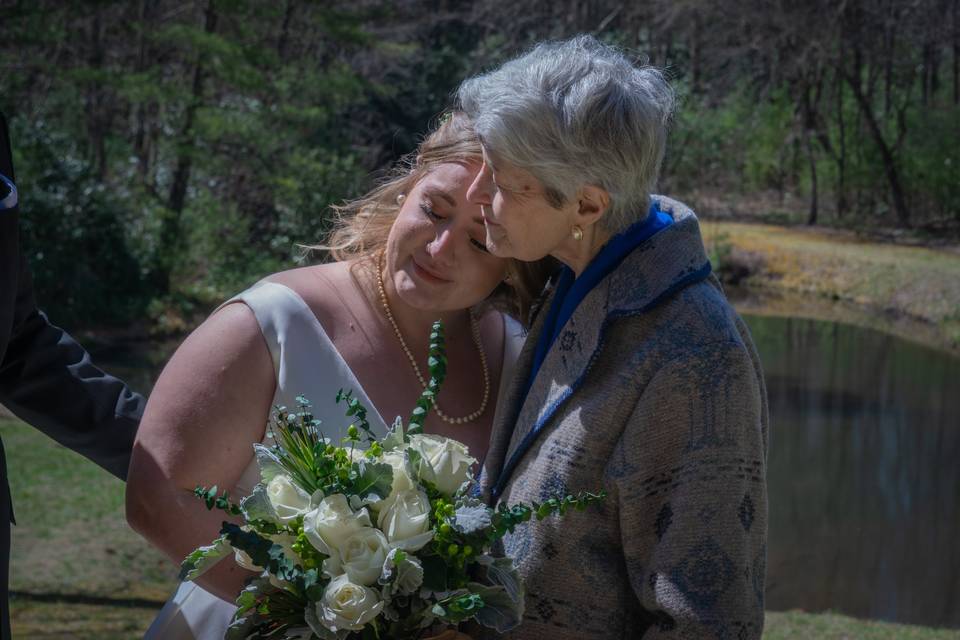 Mom and bride