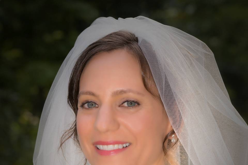 Bride portrait head shot