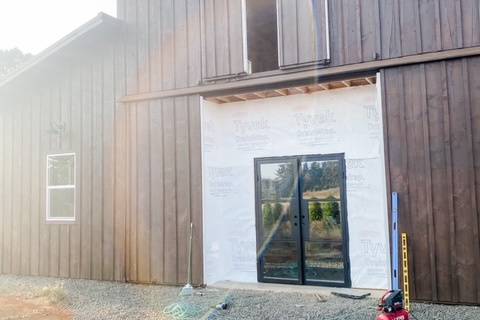 New Shiplap + Front Doors