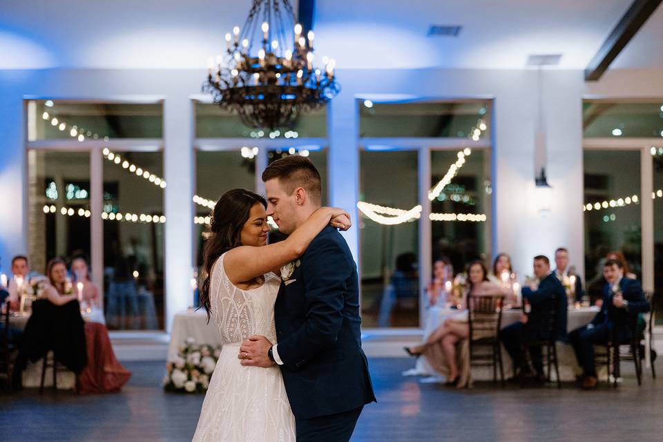 Our first dance together