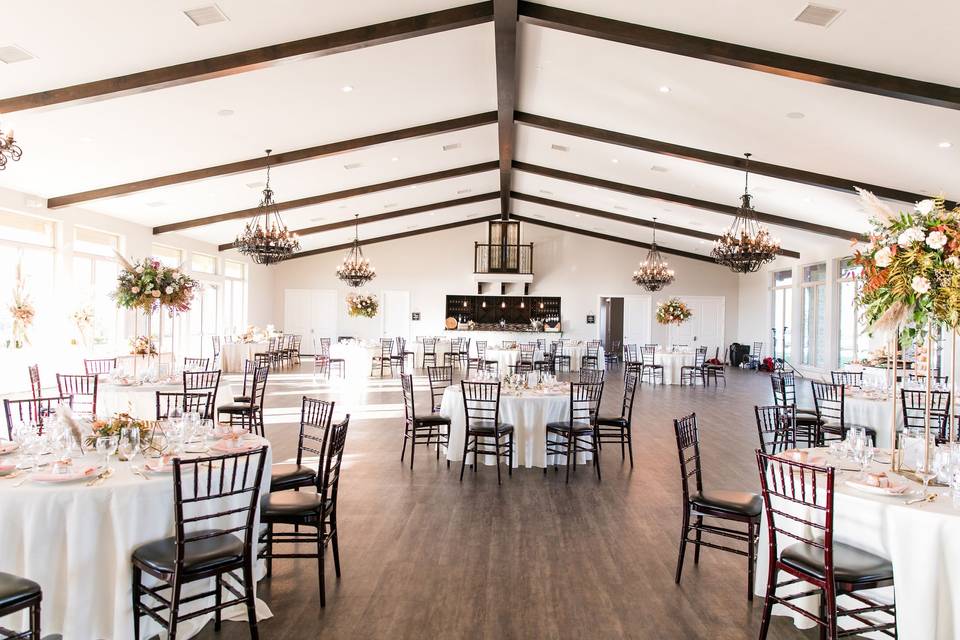 Indoor ballroom decor