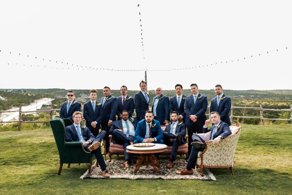 Sharp dressed groomsmen