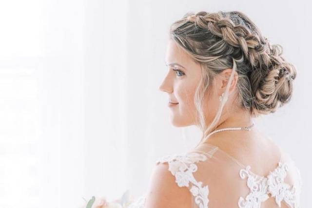 Bridal updo