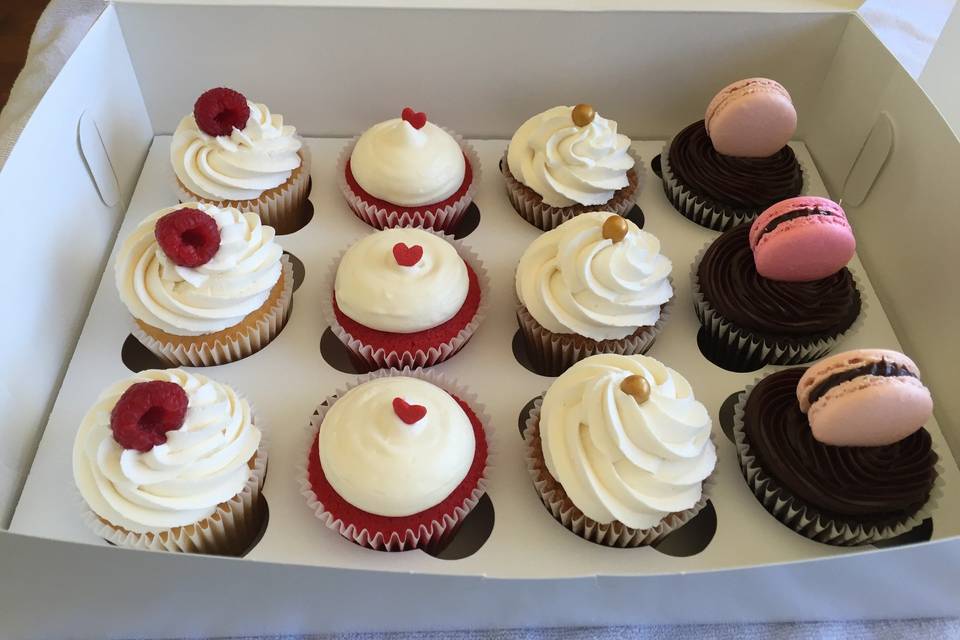 Box of cupcakes