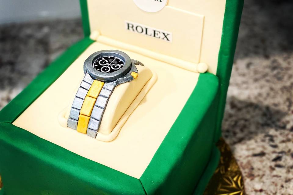 Rolex Watch Cake