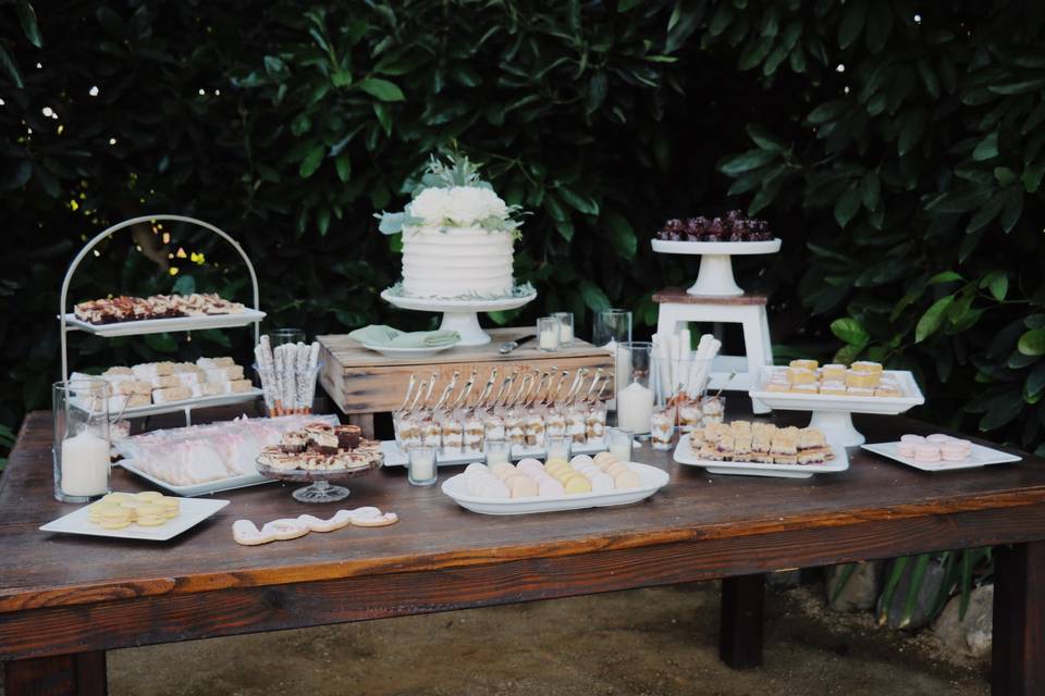 Pretty dessert table