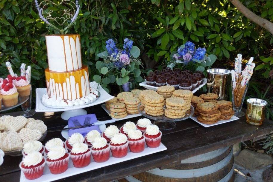 Wedding dessert table