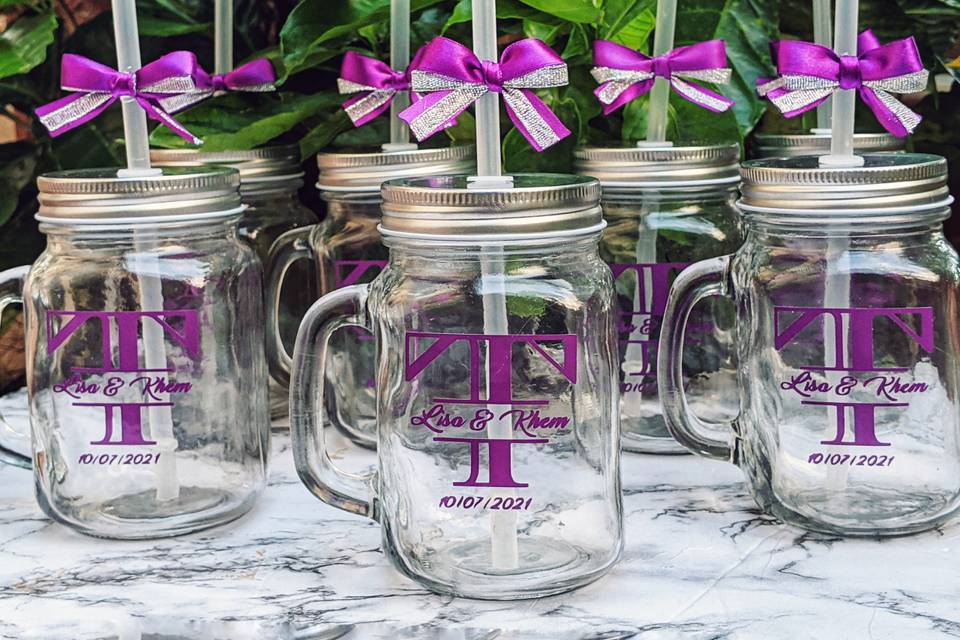 Custom mason jars