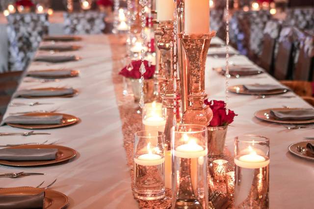 Candelabras on Head Table