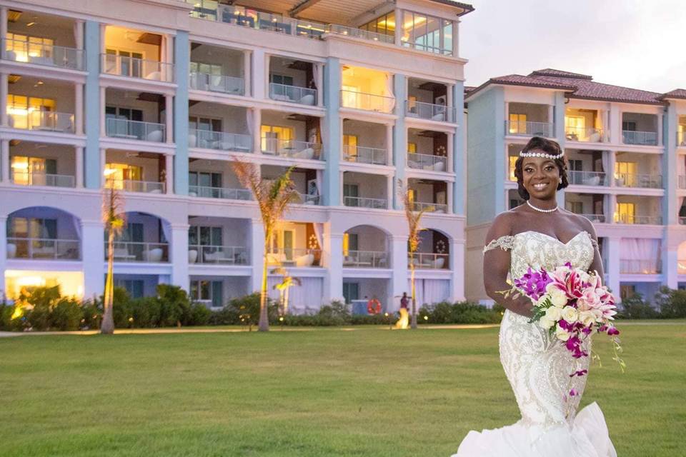 Wedding day bride