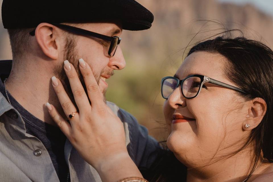 Engagement portrait