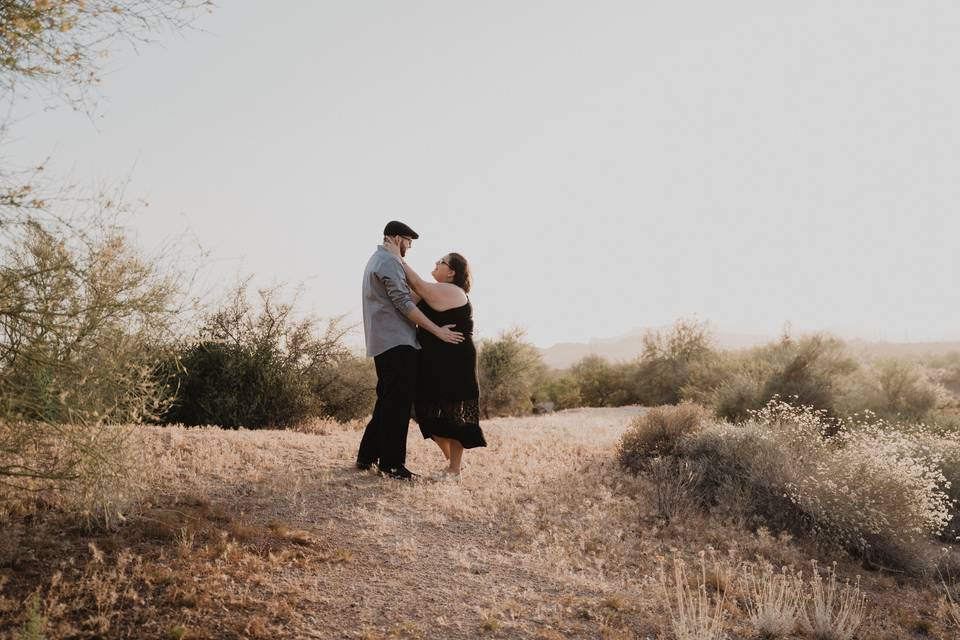 Engagement portrait