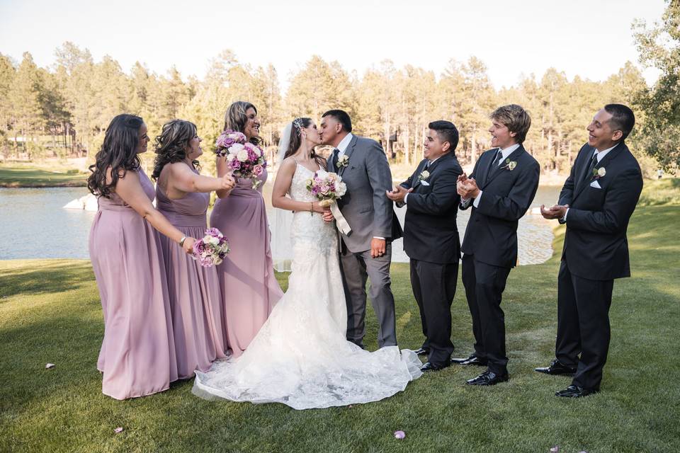 Grooms & bridesmaid