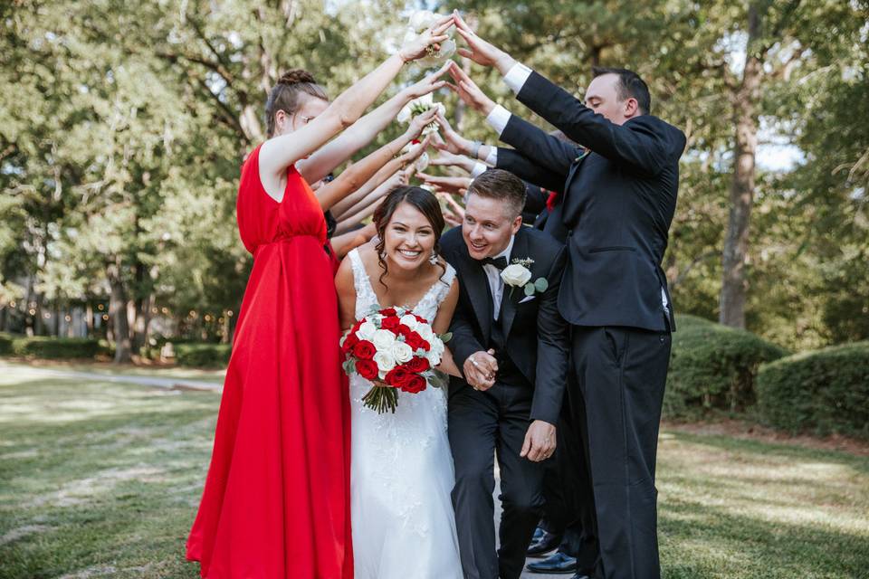 Bridesmaids & groomsmen