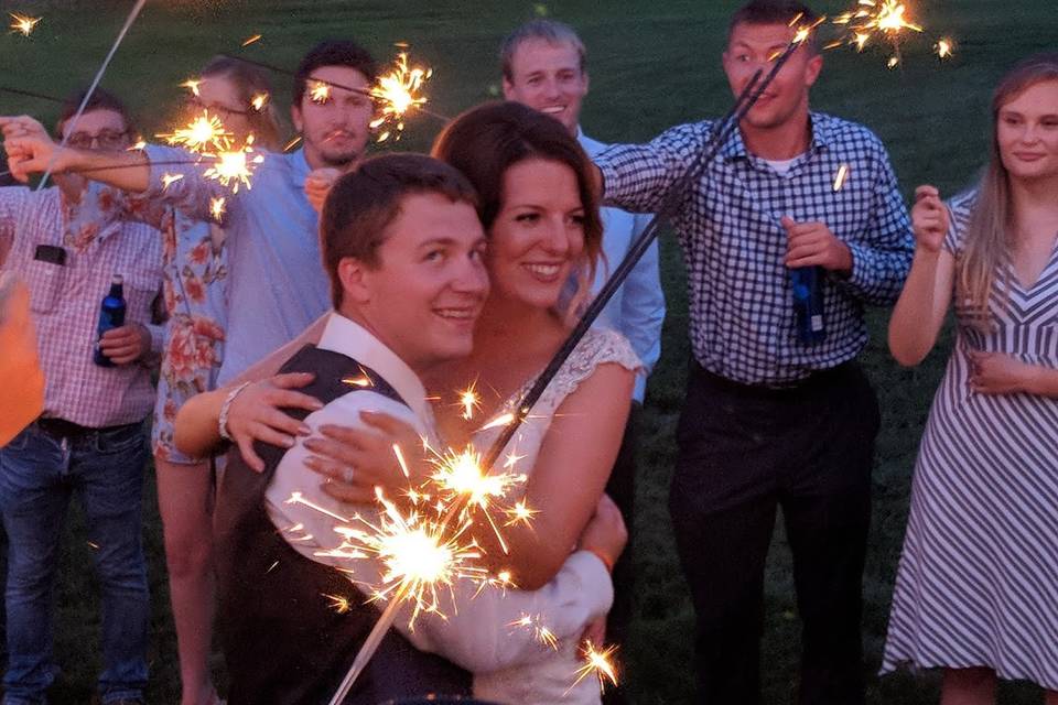 SPARKLER SEND-OFF