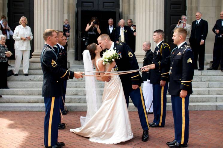 Military wedding