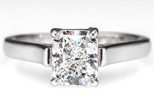 Tiffany & Co. Radiant Cut Diamond Engagement Ring