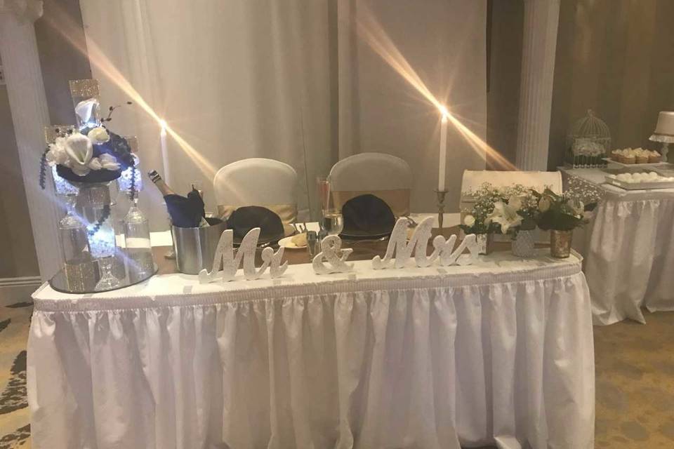 Table setup