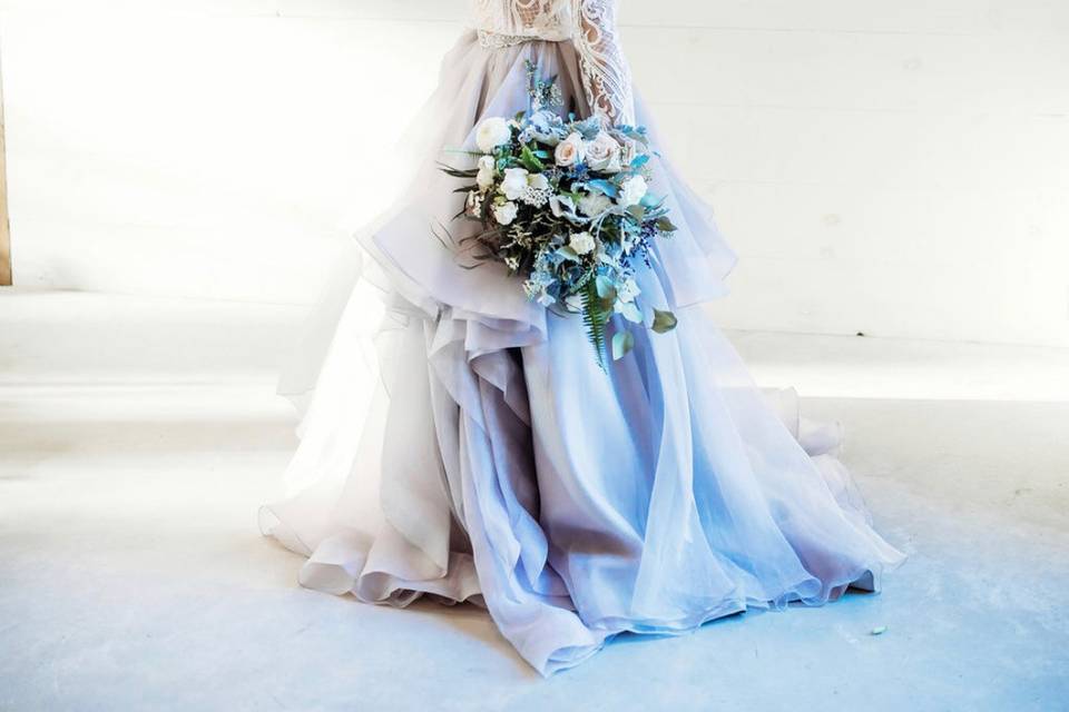 Bride in Blue