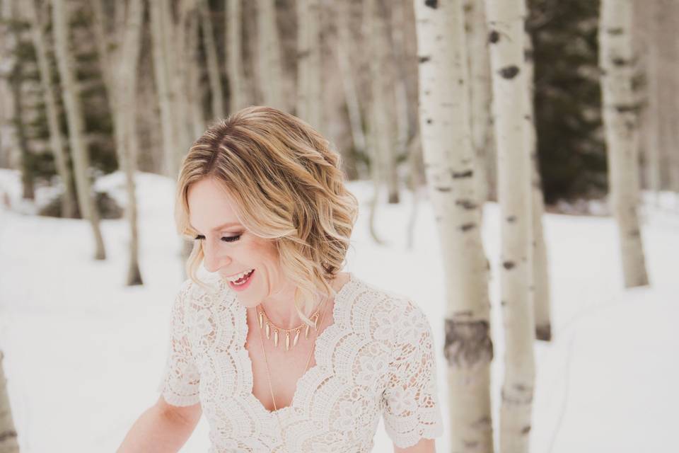 Photo: Tiffany Burke - elegant in the snow