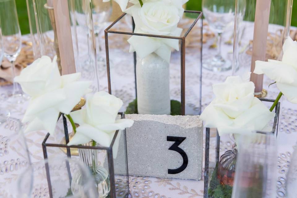 Concrete table number