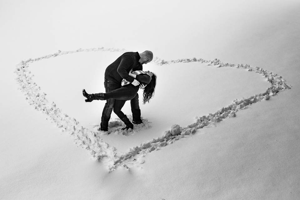 Engagement in the snow