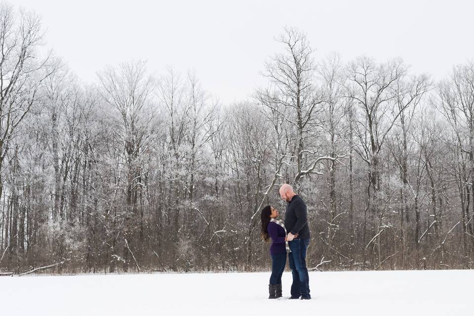 Engagement in snow