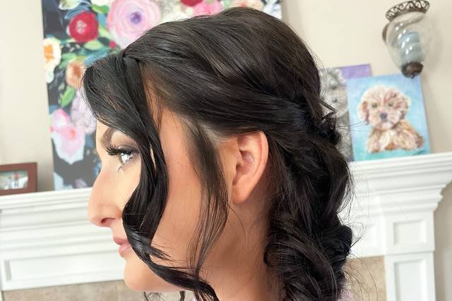 Boho fluffy braid