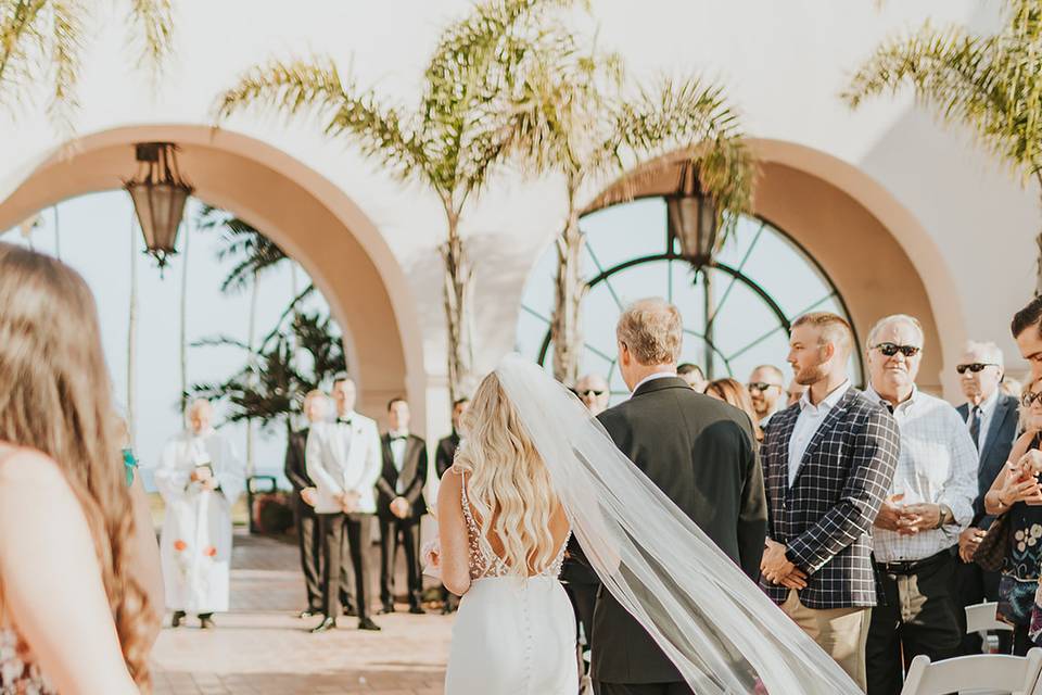 Walking down the aisle