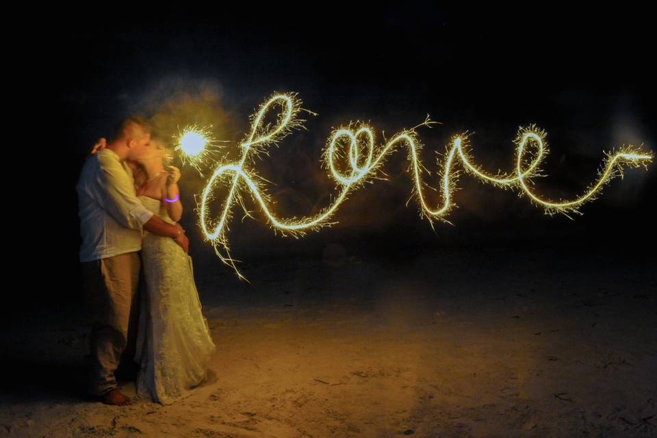 Beach kiss