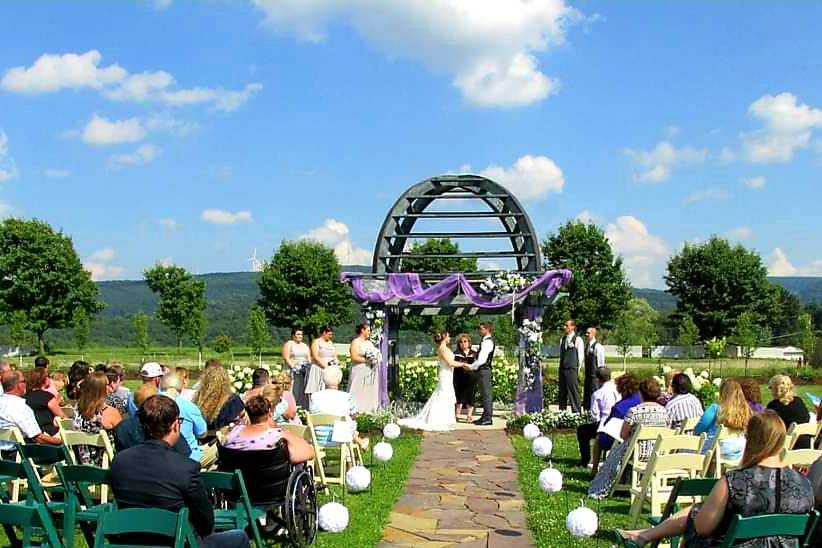 Fright Farm wedding in Smithfield, PA