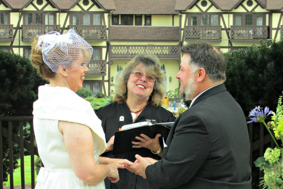 Bavarian Inn ceremony in Martinsburg, WV