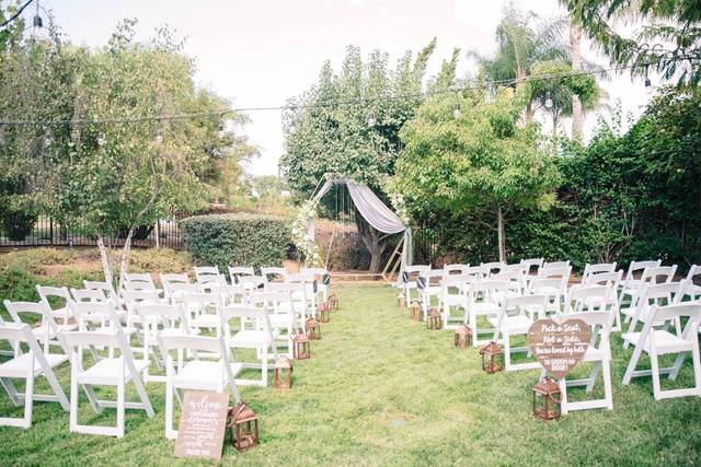 Backyard wedding
