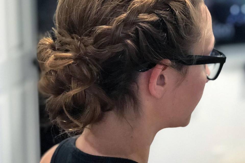 Timeless Bridesmaids' Updo