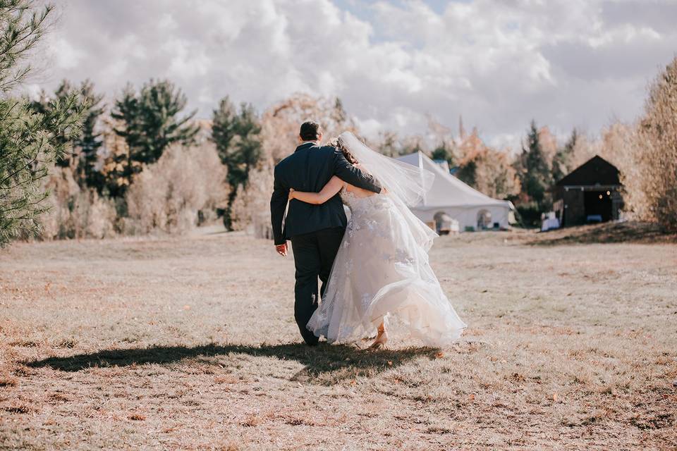 Bride & Groom after Ceremony