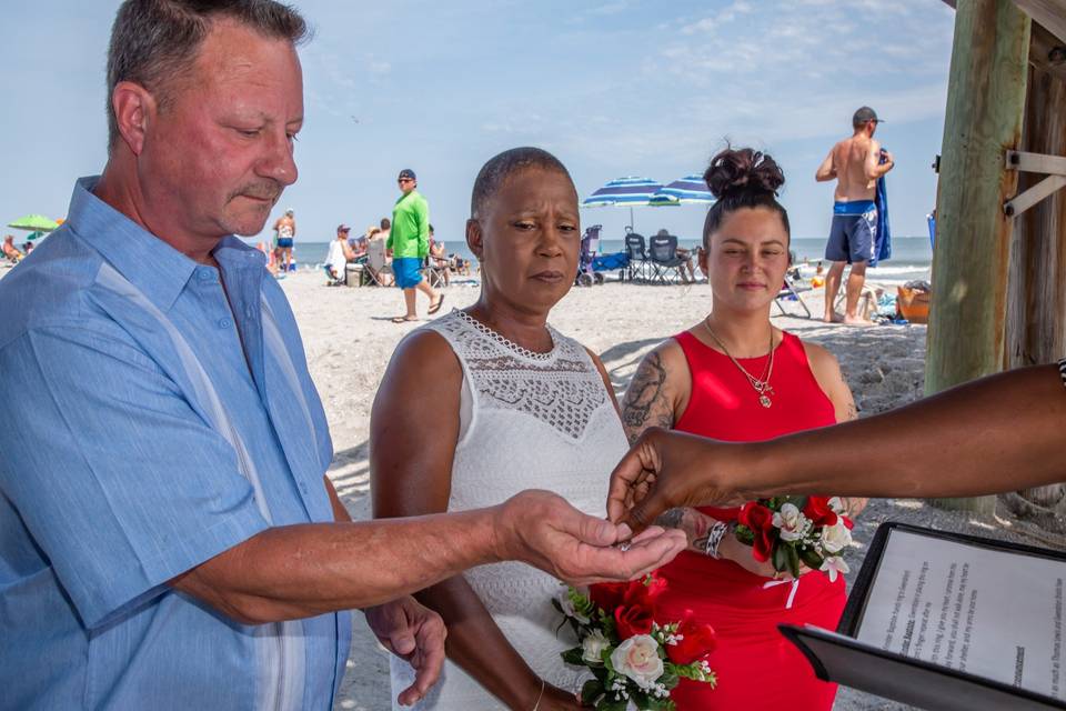 Beach wedding