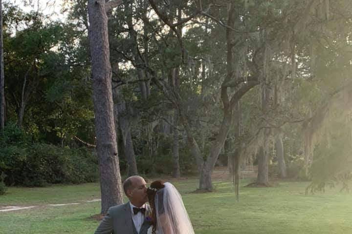 Wedding at Brookgreen gardens