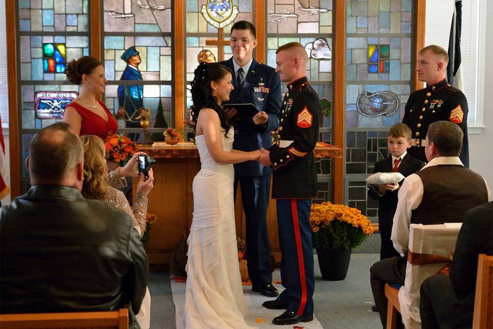 Military wedding